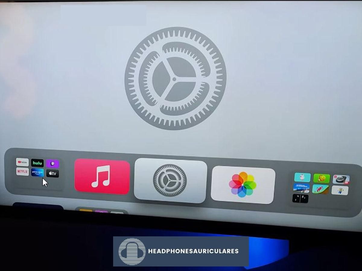 Pantalla de inicio de Apple TV (De: Youtube/TechPriceTV)