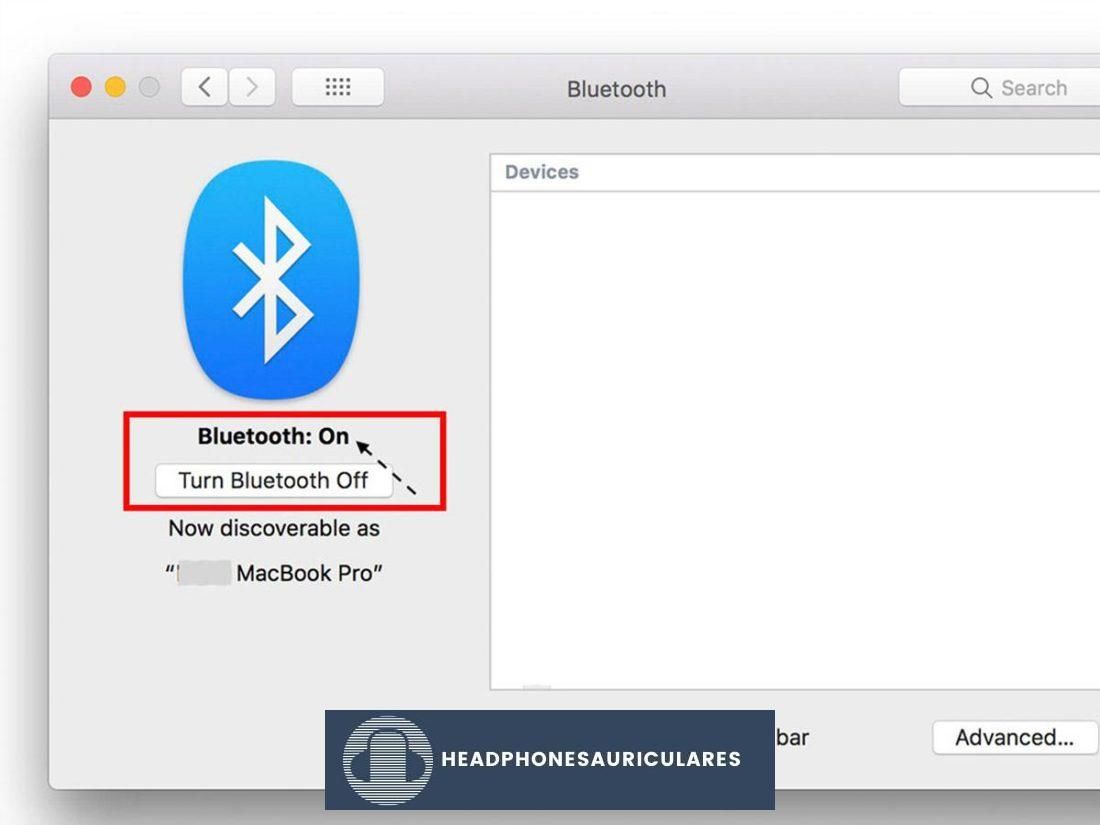 Activar Bluetooth en Mac
