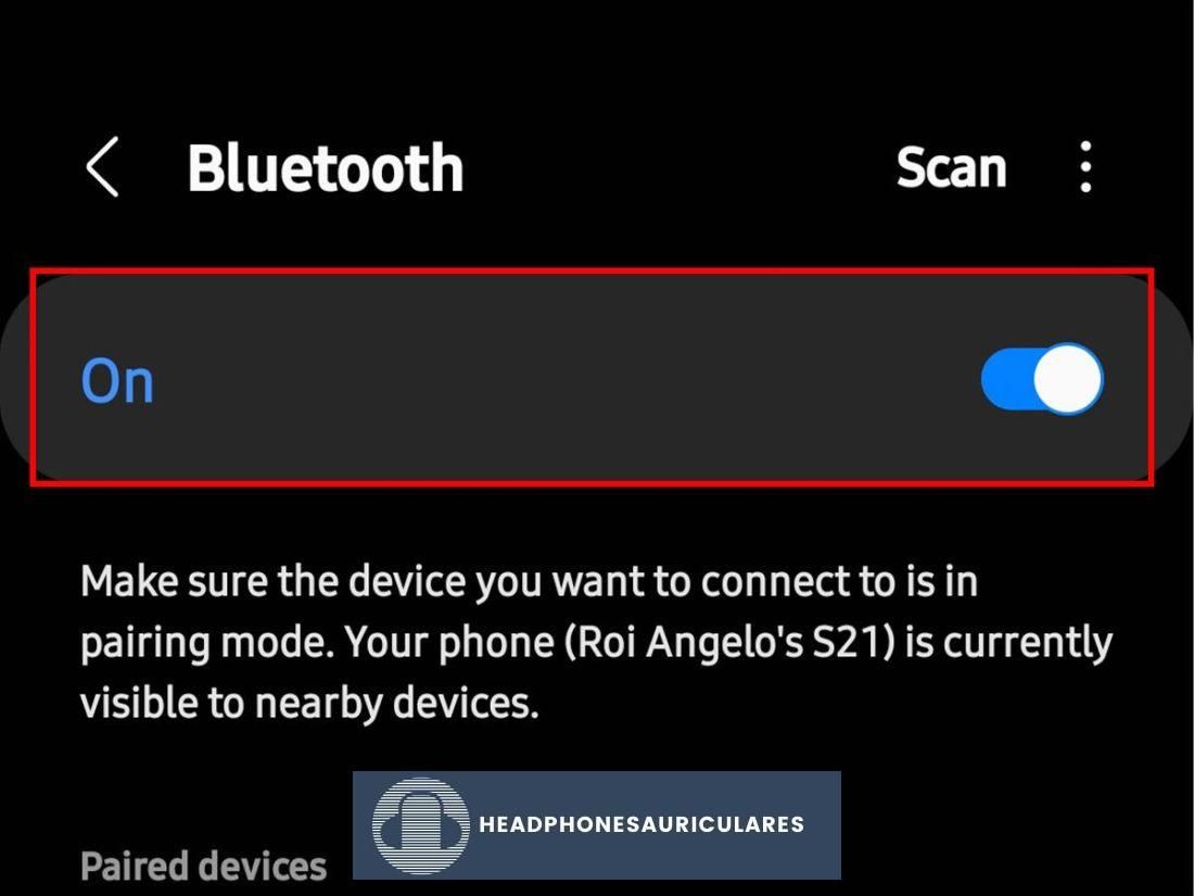 Activar Bluetooth de Android