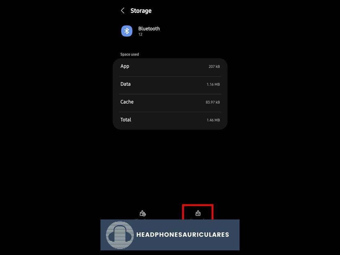 Borrar caché de Bluetooth en Android