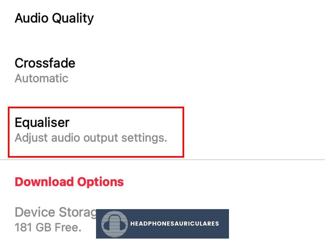 Acceder a Apple Music Equalizer en Android