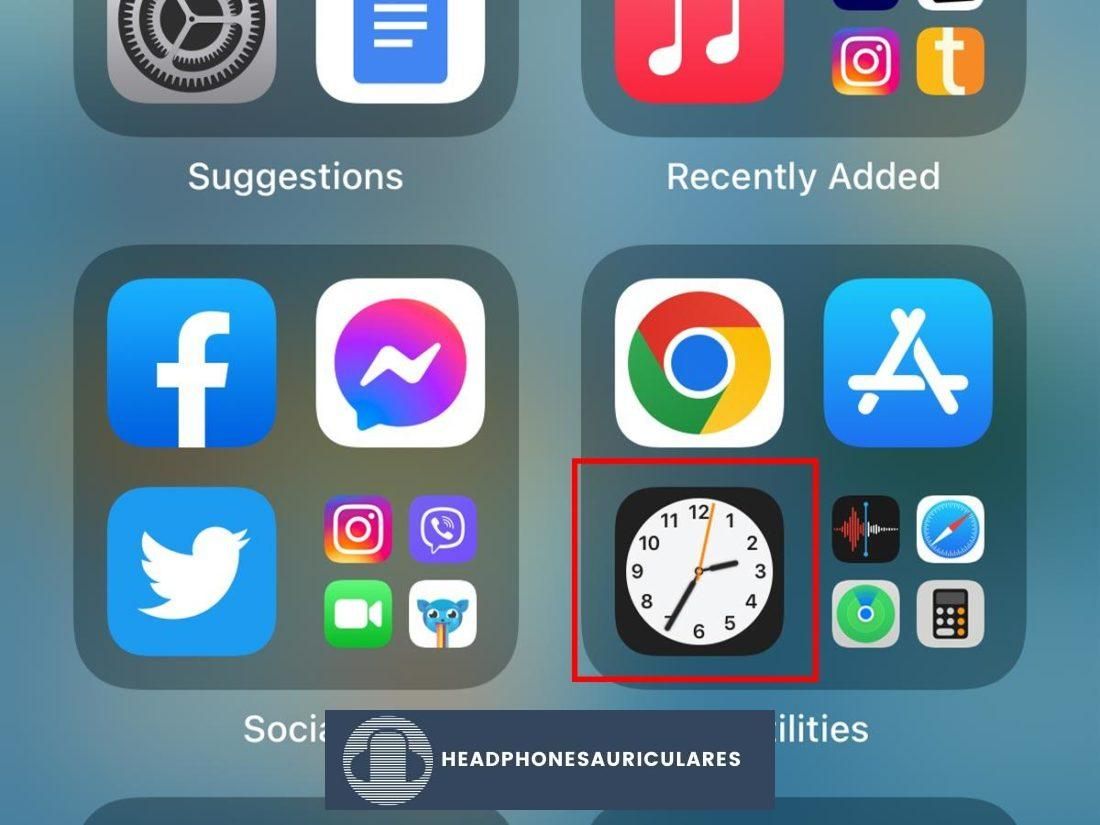 Aplicación de reloj de iOS