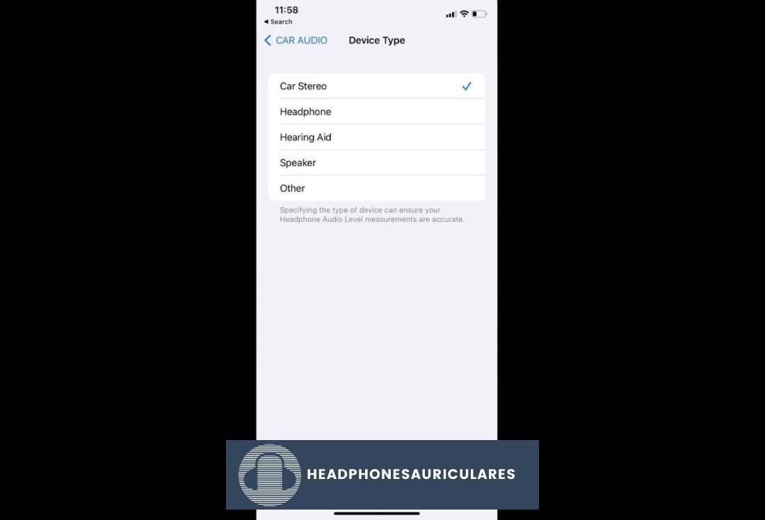 Reclasificación de dispositivos Bluetooth en iOS