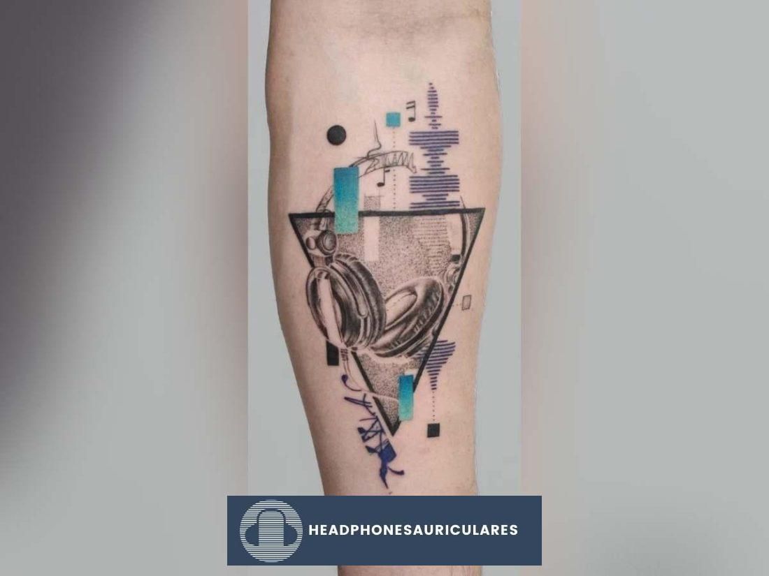 Auriculares geométricos (De: Tattoodo/Alfio)