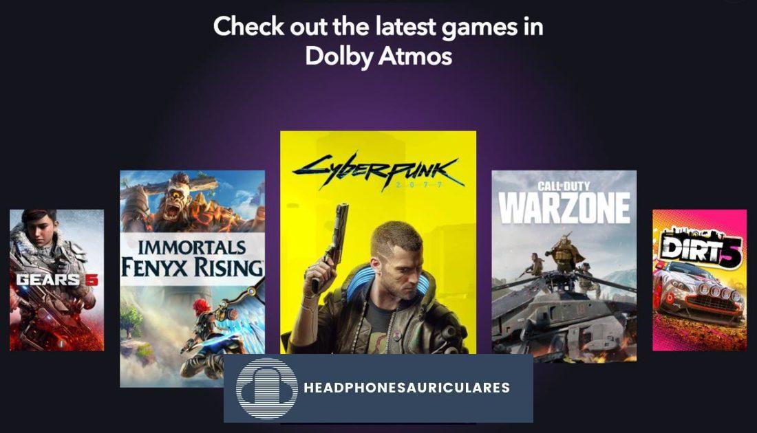 Videojuegos en Dolby Atmos (De:Dolby).
