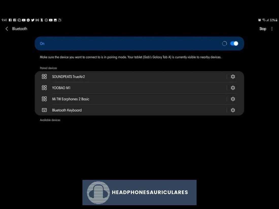 Buscar dispositivos Bluetooth a través de Android