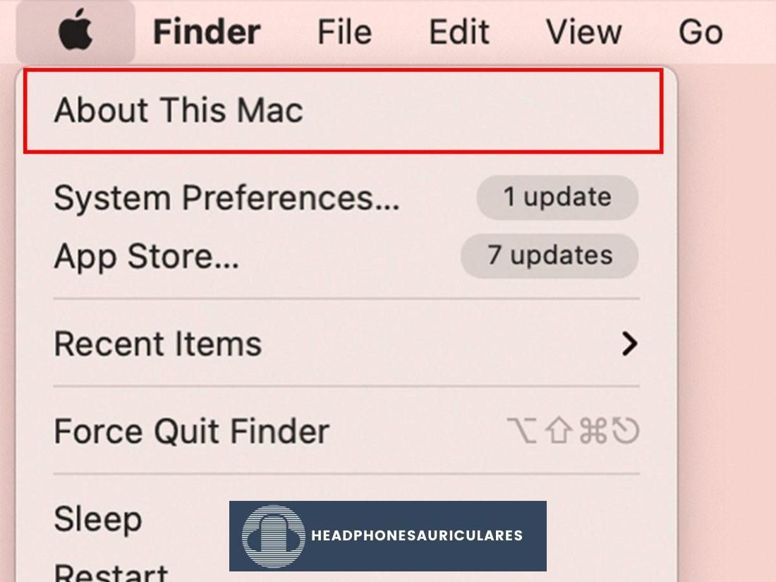 Accediendo a 'Acerca de esta Mac'