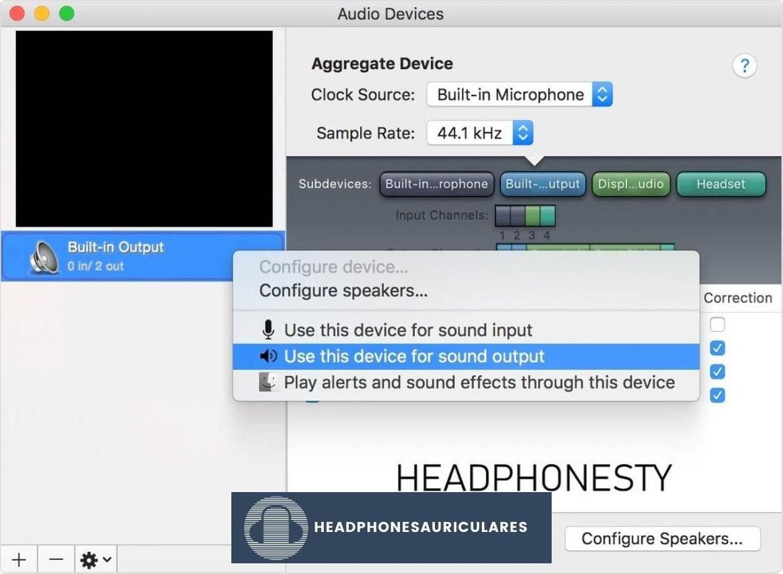 Configuración de audio MIDI en su computadora MAC