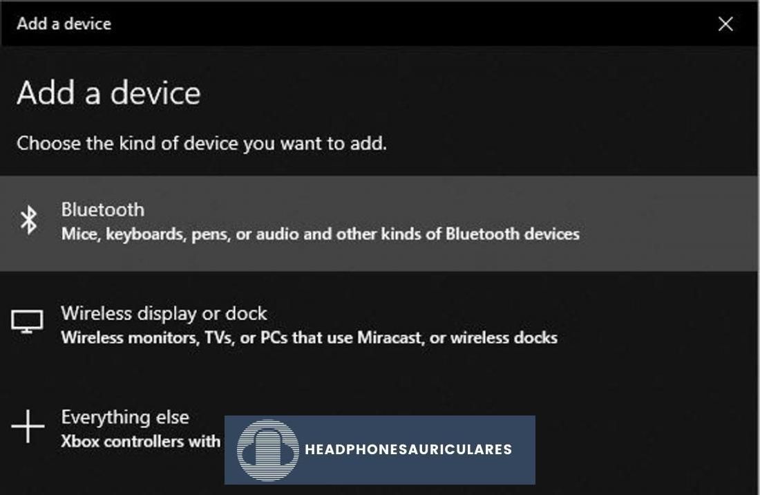 Agregar un dispositivo Bluetooth en Windows 10