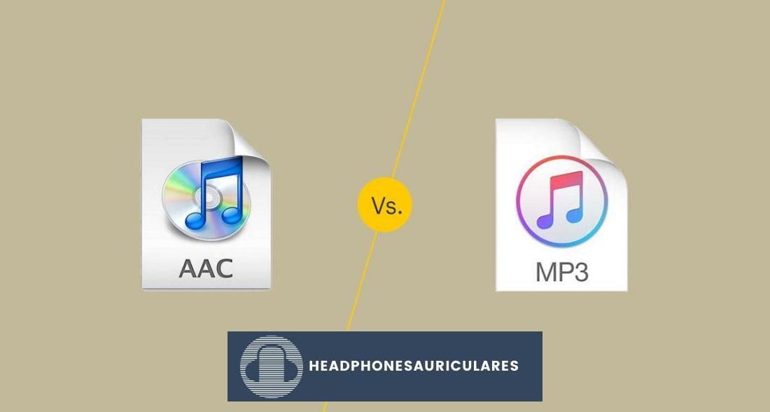 AAC vs MP3 (De: lifewire.com)