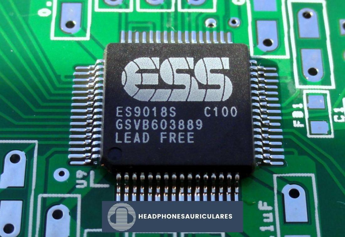 El chip DAC ESS Sabre 9018.  (De: androidauthority.com)
