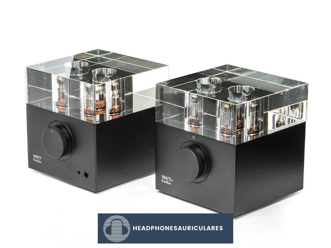 El diseño futurista del Woo Audio WA7 esconde un circuito amplificador de válvulas muy tradicional