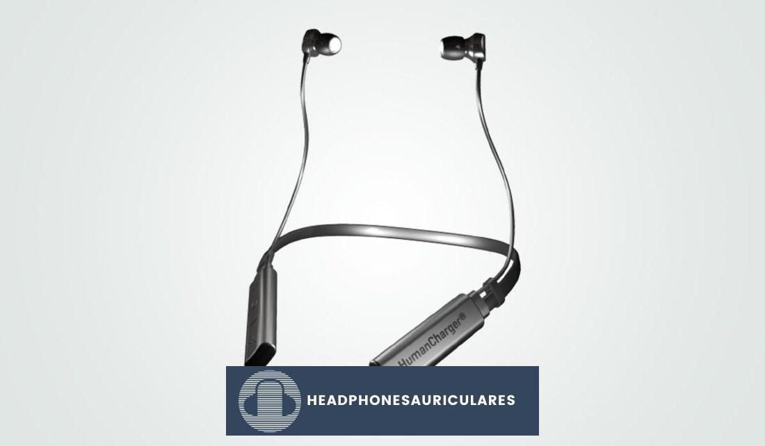 Auriculares inalámbricos HumanCharger (de humancharger.com https://humancharger.com/humancharger-wireless-headset/)