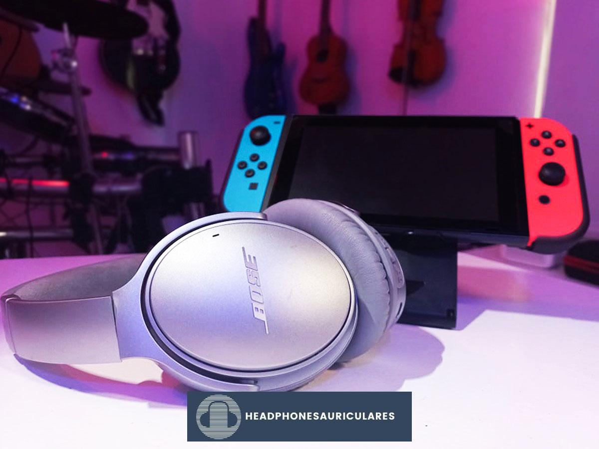 Uso de auriculares Bluetooth Bose con Nintendo Switch