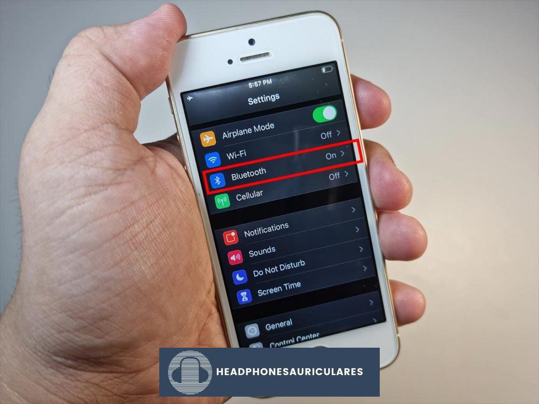 Activa Bluetooth en tu iPhone o iPad